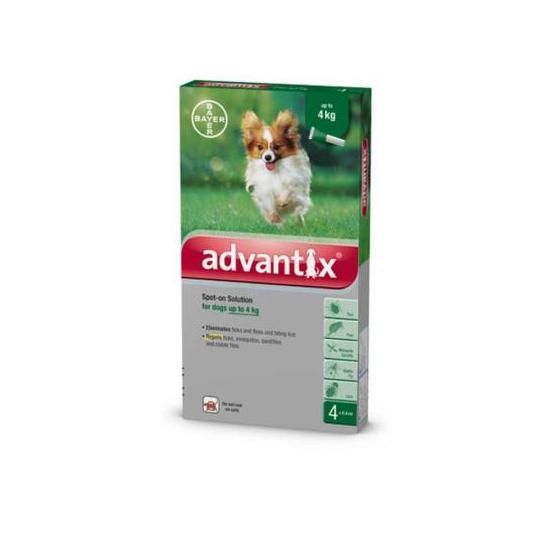 Advantix spot-on 4 kg alatt